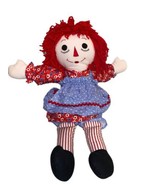 Vintage Raggedy Ann 25&quot; Homemade Kit Removable Blue And Red Dress Rare V... - £19.33 GBP