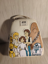 Disney Parks Star Wars Loungefly Backpack Rebel Alliance R2-D2 Chewbacca New - $79.95