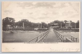 Postcard Anderson Park Pascagoula Mississippi ca.1907 - £92.27 GBP