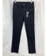 Buffalo David Bitton Max Girls Size 14 Skinny Denim Black Jeans Stretch NWT - €16,49 EUR