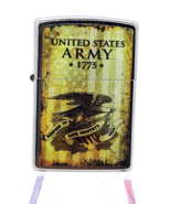 United States Army 1775  Authentic Zippo Lighter Street Chrome Finish - £22.41 GBP