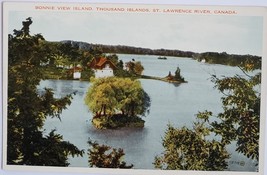 Bonnie View Island, thousand Island, St. Lawrence River, Canada vintage Postcard - £1.52 GBP