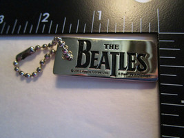 Beatles Metal Key Fob Dated 2002 &amp; Cd Dvd Storage Case New Retro Stock - £11.58 GBP