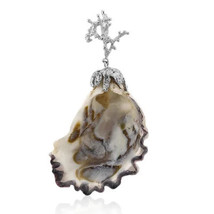 Jewelry of Venus fire  Pendant of Goddess Artemis Shell silver pendant - £556.35 GBP