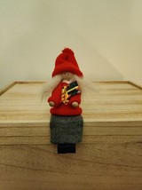 Scandinavian vintage christmas sitting gnome - £11.01 GBP