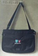 Tumi Alpha Laptop Briefcase Messenger Bag Black Crossbody Nylon Expandable - $36.96