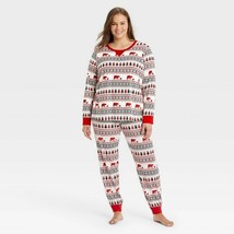 Wondershop Women&#39;s Christmas Fair Isle Print Matching Family Pajama Set Size M - £19.05 GBP