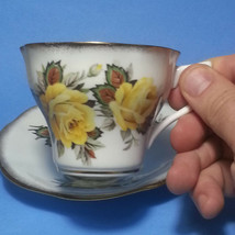 Coffee Cup with Saucer Set Bone China Made in England Porcelain  - $26.19