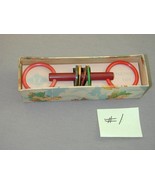 Vintage E-Z Products Catalin Bakelite Early Plastic Teether In Box 1930&#39;... - $476.67 MXN