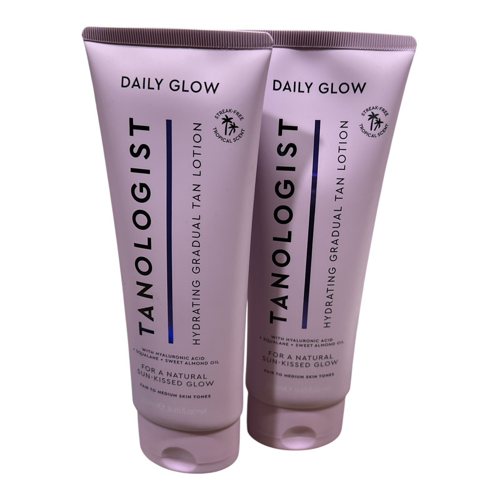 2X Tanologist Daily Glow Hydrating Gradual Tan Lotion Fair To Medium 8.4... - $28.75