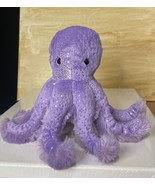 Aurora World Sea Sparkles Purple Plush Octavia Octopus 8”  Stuffed Anima... - £7.78 GBP