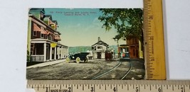Antique 1909 Rppc Postcard Ferry Landing &amp; Loud&#39;s Hotel Catskill Point Ny B4 - £6.43 GBP