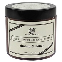 KHADI NATURAL Almond and Honey Gel Scrub With Pure Manuka Honey, 100g - £12.43 GBP