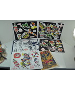 MPLS Murderapolis lady Dragons Tattoo Color Flash Wall Art LOT 6 Sheets ... - £89.55 GBP