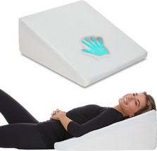 AllSett Health Bed Wedge Pillow - 10 Inch Wedge Pillow for Sleeping with Memory  - £58.13 GBP