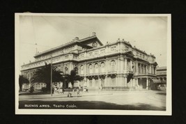 Vintage South America RPPC Postcard Buenos Aires Argentina COLON THEATER... - $11.36
