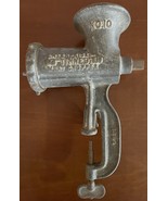 Enterprise Tinned Meat Grinder Chopper #10 Counter Clamp Cast Iron Antiq... - $18.50
