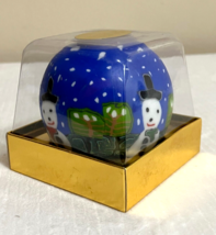 Vintage San Francisco Candle Company Snowman Winter Christmas Glow Candle New - $14.85