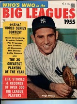 Who&#39;s Who In The Big Leagues #2 1955-Dell-Yogi Berra-info-pix-MLB-VG - £38.64 GBP