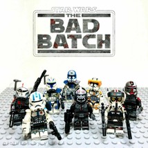 8pcs Star Wars Cody Captain Rex Echo Clone Force 99 The Bad Batch Minifigures - £14.94 GBP