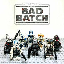 8pcs Star Wars Cody Captain Rex Echo Clone Force 99 The Bad Batch Minifigures - €16,24 EUR