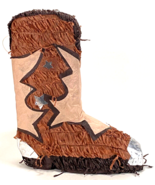 Cowboy Boot Piñata-Big Brown Boot- 18 in Tall - $32.06 CAD