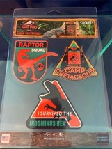 Universal Studios Jurassic World Park Camp Cretaceous Stickers New Indom... - £12.42 GBP