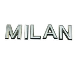 2006-2011 Mercury Milan Emblem Letters Logo Badge Trunk Lid Rear Silver Oem Ford - $8.10