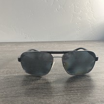 PRADA Sunglasses SPR 55O 1BO-1A1 Black Silver Aviator FRAMES ONLY 60-15-140 - $29.87