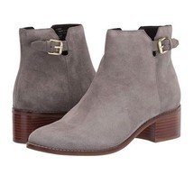 Cole Haan Womens 7.5 B Stormy Grey Suede Zip Up Ankle Booties NIB XT0 - $42.34