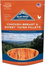 Blue Ridge Naturals Chicken Breast and Sweet Tater Fillets - Premium Dog Treats - £6.19 GBP+