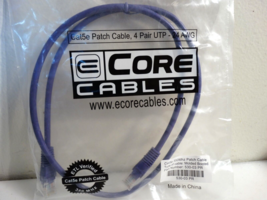 Cat5e 350MHz 3ft. Patch Cable #530-03 PR (purple) NEW - $3.96