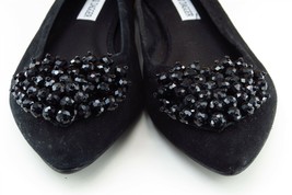 Kelsi Dagger Women Sz 7 M Black Flat Synthetic Shoes - £15.69 GBP