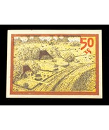 1921 Notgeld Dinero Error Nota De Nordenham, Alemania Invertido Espalda ... - $104.93
