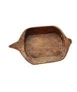 Antique Bread Dough Bowl Vintage Wood Wooden 54857 Large Handled Primitive - £125.91 GBP
