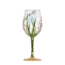 Dragonfly Lolita Wine Glass 15 oz Gift Boxed 9" high Collectible #6008340 Bar image 2