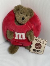 VTG Boyds Bears Red M&amp;M&#39;s Jointed Plush 919003 R. M Peeker Bear  7&quot; Retired - £9.21 GBP