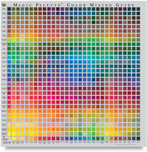 Magic Palette Color Mixing Guide 11.5 Inch - £34.34 GBP