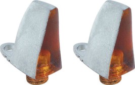 1966 Plymouth Barracuda Fender Mounted Turn Signal Indicator Lenses Only... - $1,084.95
