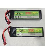 2 Lipo Batteries Rechargeable 35C 5300mAh 11.1 V MG Power  - €21,24 EUR