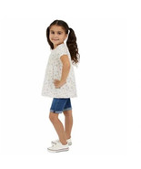 Koala Kids Toddler Girls Size 3T Denim Shorts White Floral Top 2 Piece S... - $260.26 MXN