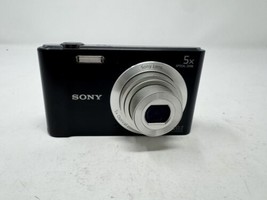 Sony DSC-W800 Cyber-Shot Digital Camera 20.1MP Black - Damaged Lens For ... - $19.35