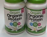Lot Of 2 Orgain Organic Plant Based Protein Powder - 32.4 oz Vanilla Bea... - $54.44