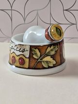 Vintage Jo!e International Garlic Grinder Mortar &amp; Pestle  Ceramic Spice... - $22.95