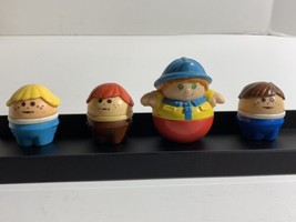 1987 Weeble Playskool Firefighter and 3 Little Tikes Toddler Tots - £7.70 GBP