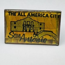 San Antonio Pin, Vintage Hat Pin Lapel Pin Tack, Texas, Alamo, All Ameri... - £7.64 GBP