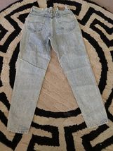 Vtg Lee Jeans Acid Wash Tapered Union Made In USA  Size 11 M actual Size 28,5X30 - £23.61 GBP
