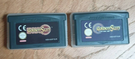  Golden Sun + The Lost age 2 Nintendo GBA Gameboy Games - £22.02 GBP