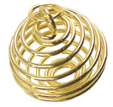 (set Of 24) 1&quot; Gold Plated Coil - £51.14 GBP