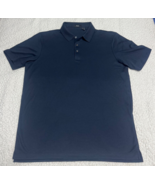 Theory Men&#39;s Navy Blue Short Sleeve Polo T-Shirt Cotton Blend Size L NWOT - $712.01 MXN